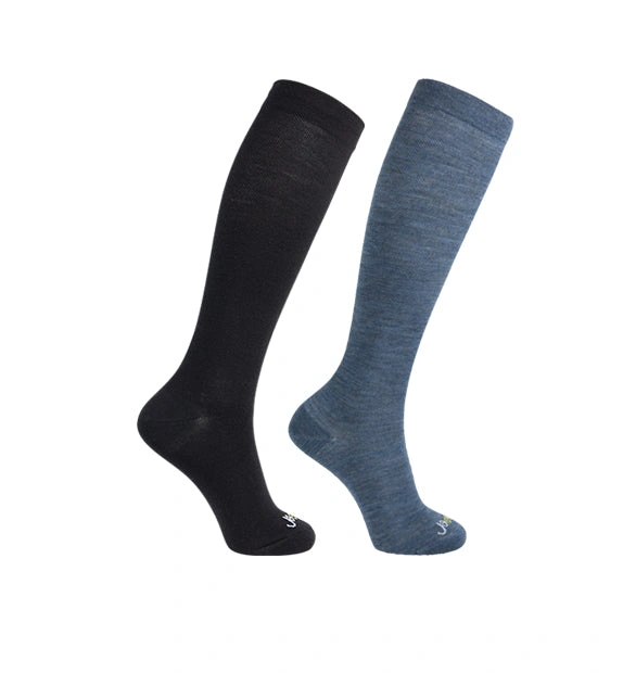 Premium Merino Compression Socks - Comfort & Support (2 Pack)